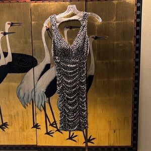 Leopard Print Silky Dress